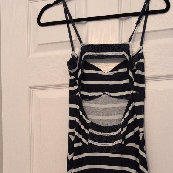 Aeropostale Navy and White Striped Dress - Picture 5 of 5